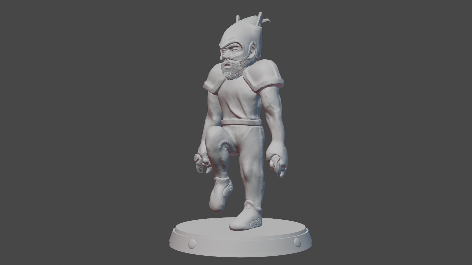 The Runner Chess 3D PRINTABLE model 3D print model_8