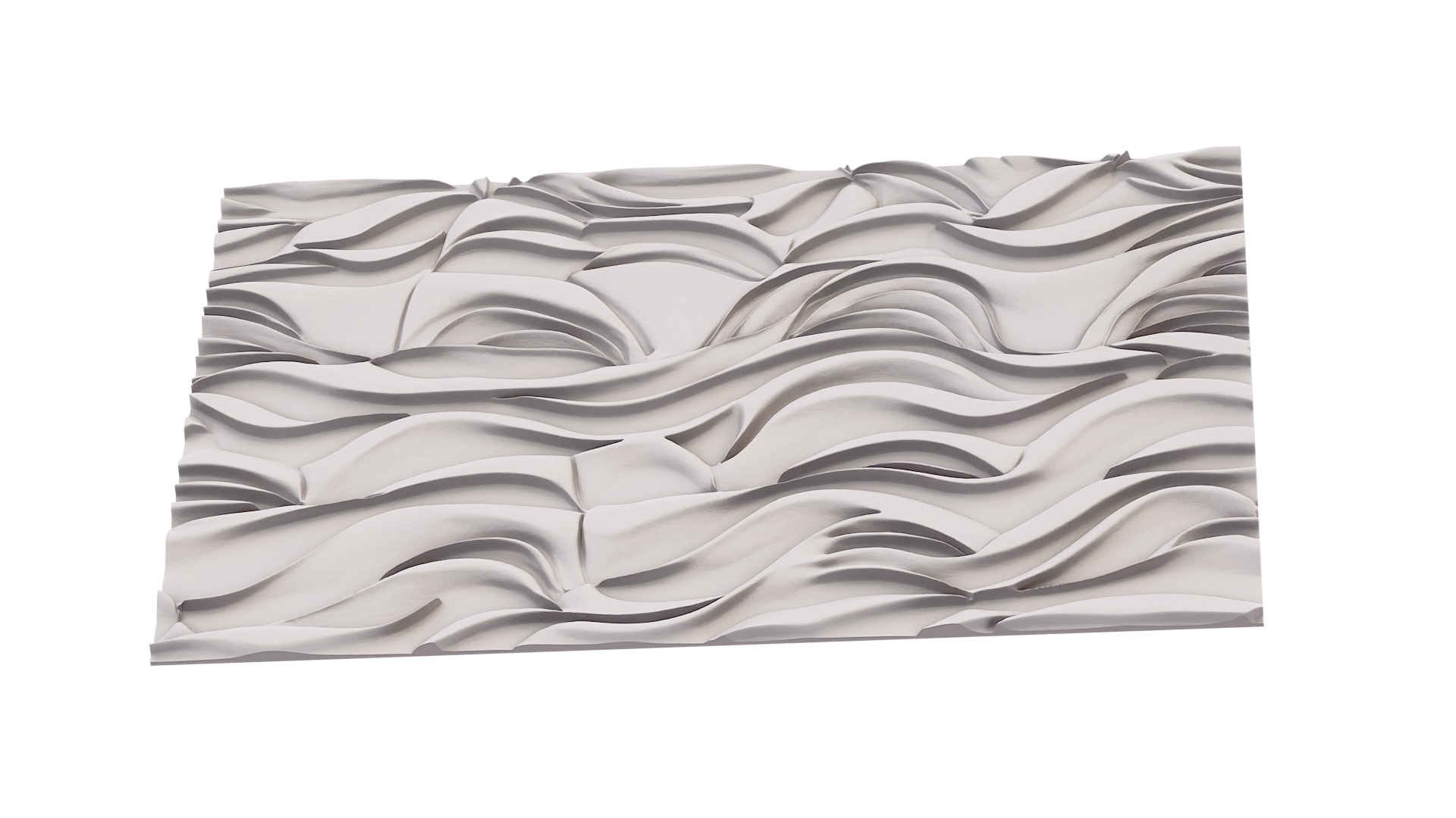 decor set wall panel wall relief mural CNC 40 3D model_3