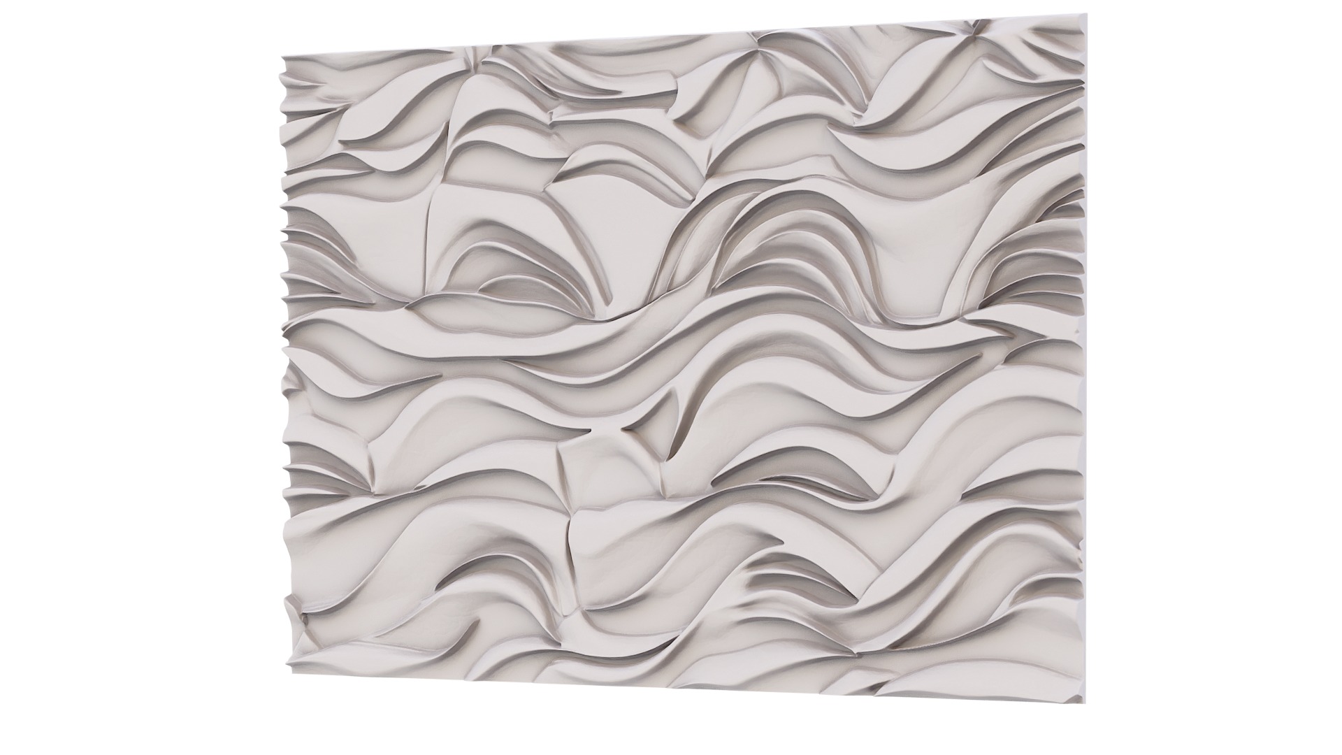 decor set wall panel wall relief mural CNC 40 3D model_2