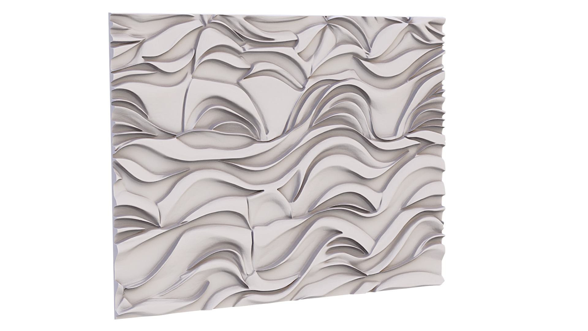 decor set wall panel wall relief mural CNC 40 3D model_1