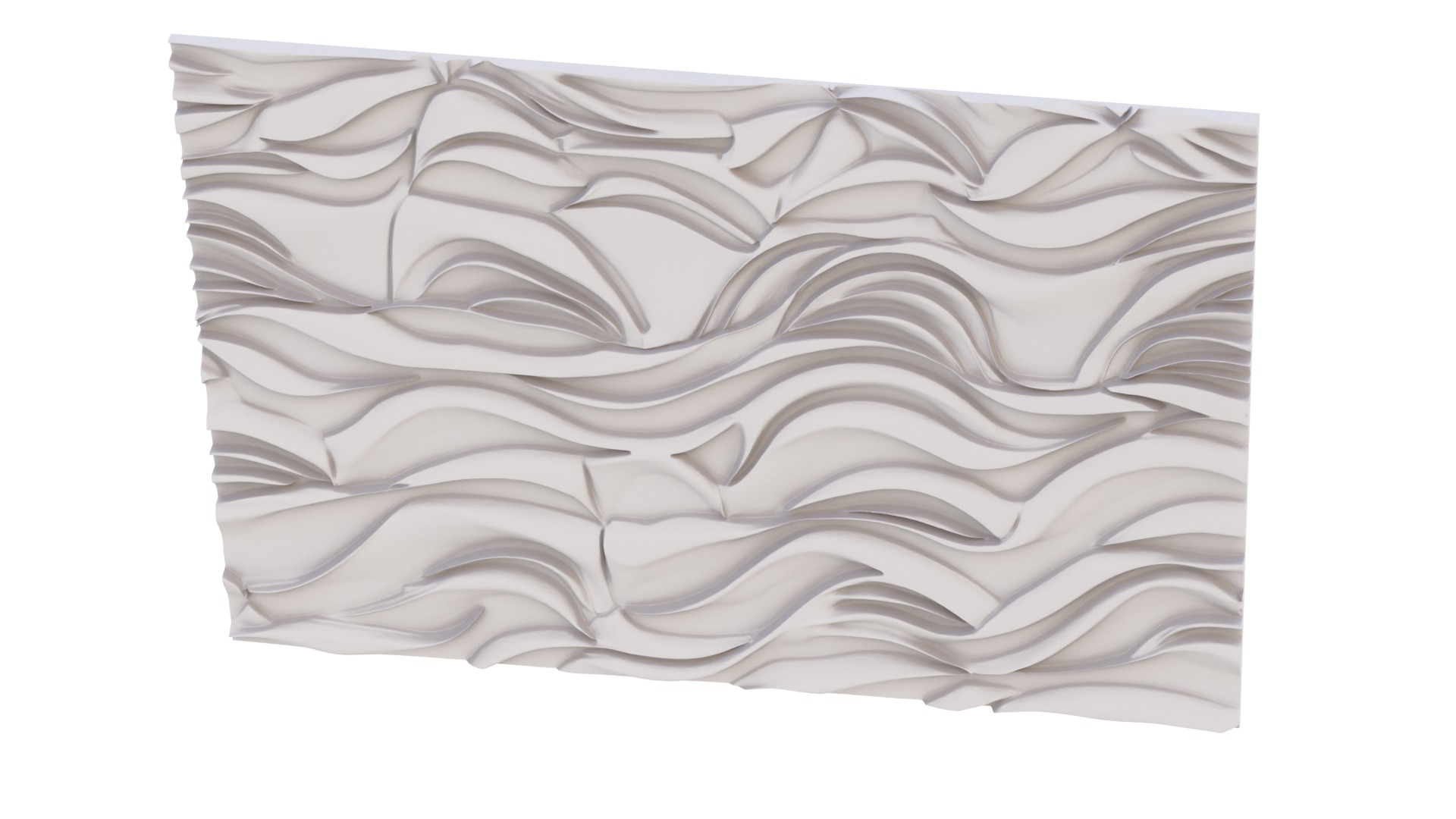 decor set wall panel wall relief mural CNC 40 3D model_4