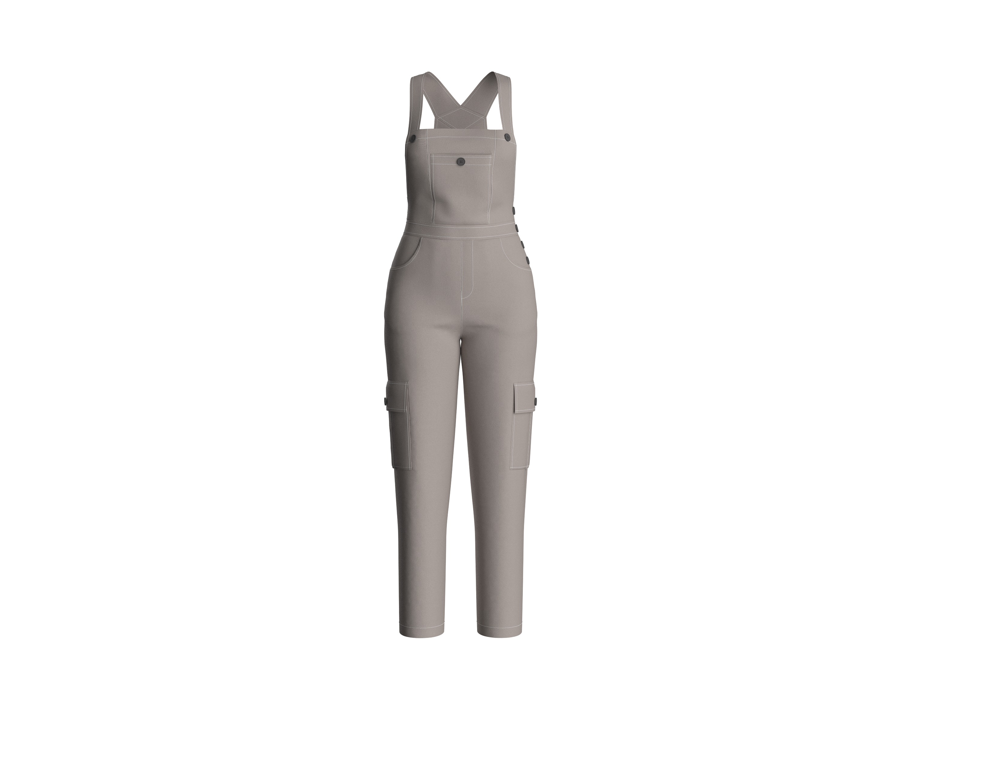 47 jumpsuit pattern 3D print model_5