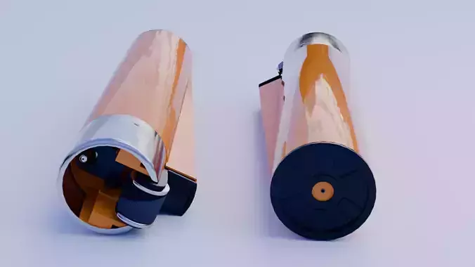 High-Detailed 3D Lighter Model