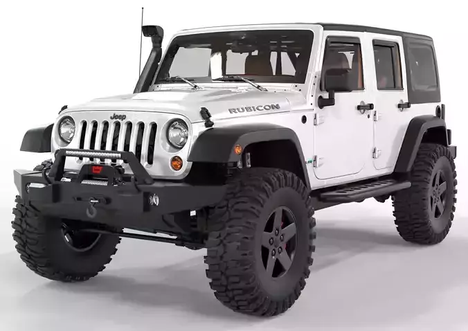 Jeep Rubicon 2013 Off Road  3D model