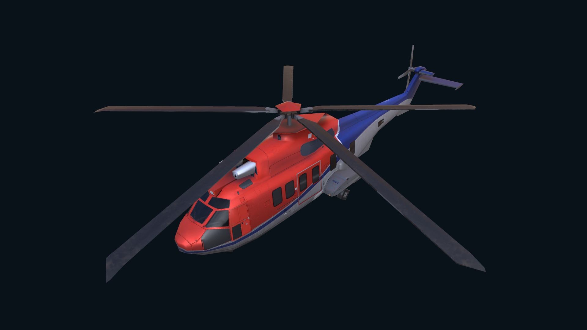 Asset - Army -EC225 Super Puma MkII 3D MODEL Low-poly 3D model_21