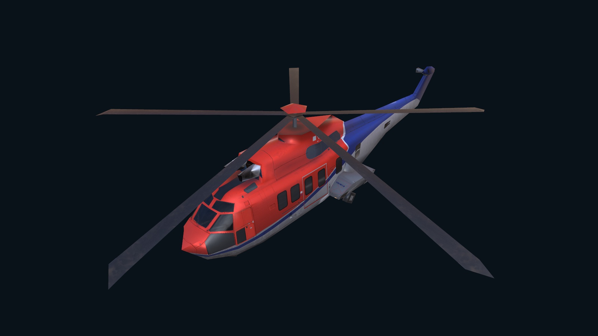 Asset - Army -EC225 Super Puma MkII 3D MODEL Low-poly 3D model_26