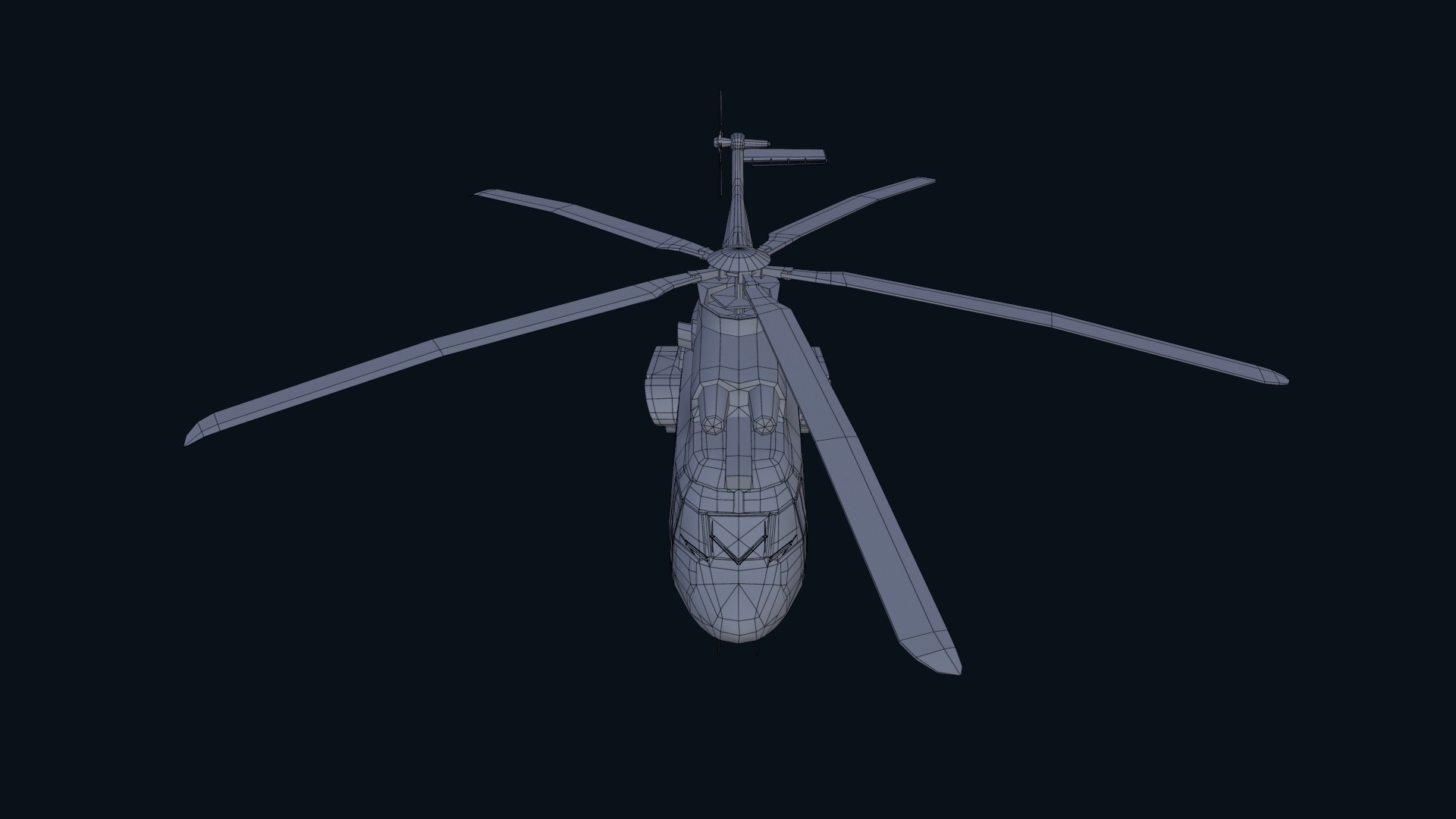 Asset - Army -EC225 Super Puma MkII 3D MODEL Low-poly 3D model_37