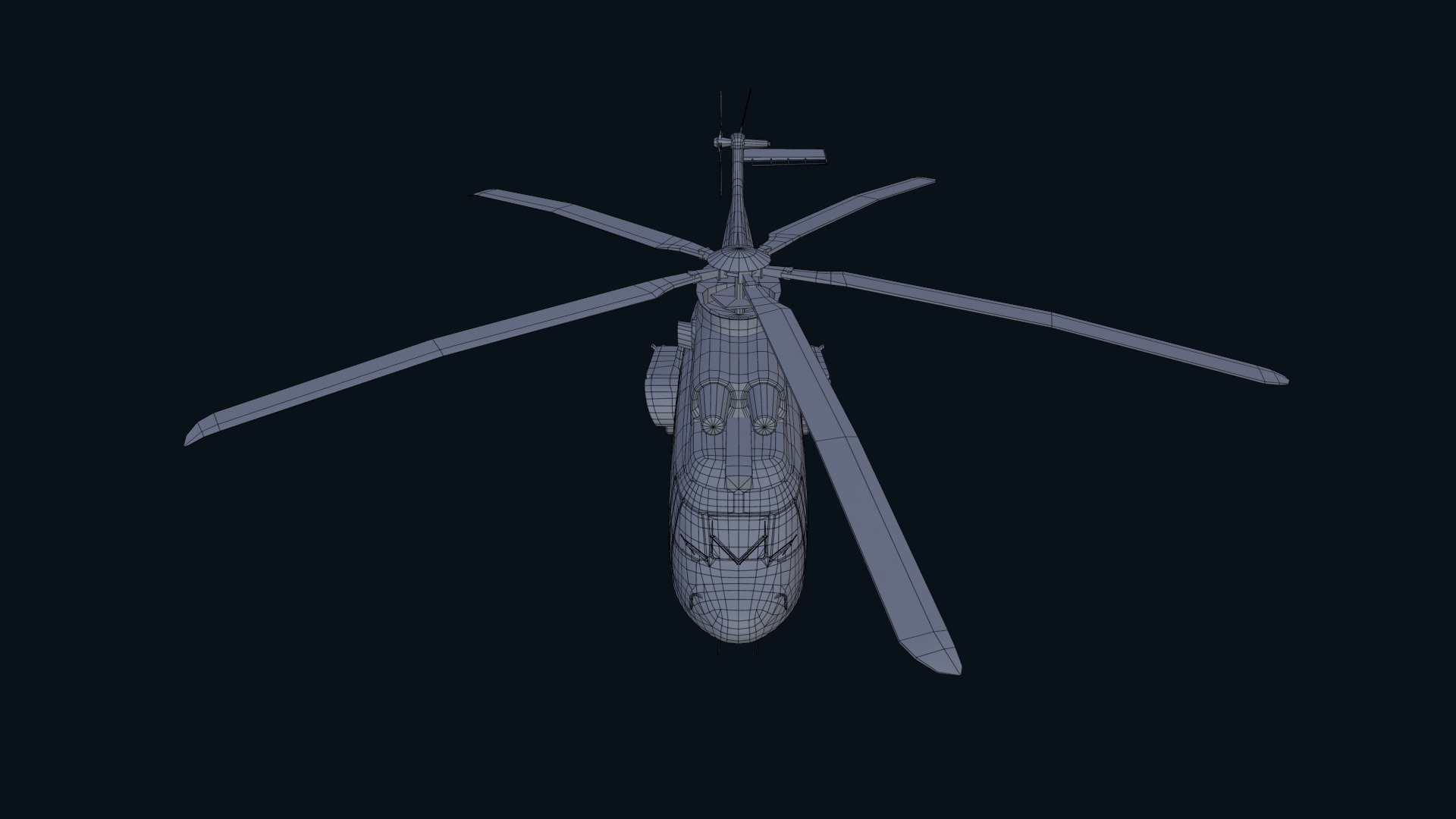 Asset - Army -EC225 Super Puma MkII 3D MODEL Low-poly 3D model_32