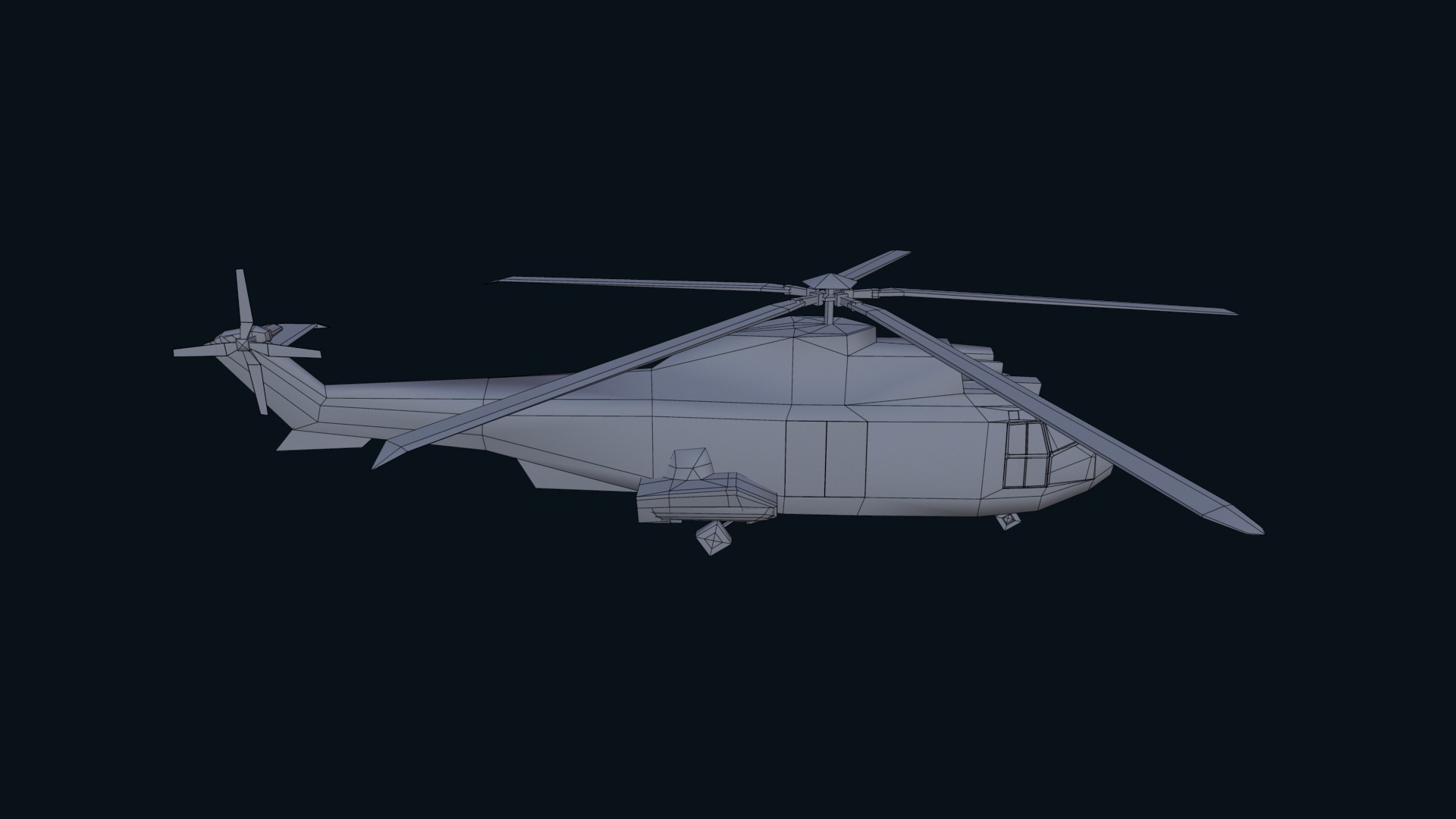 Asset - Army -EC225 Super Puma MkII 3D MODEL Low-poly 3D model_49