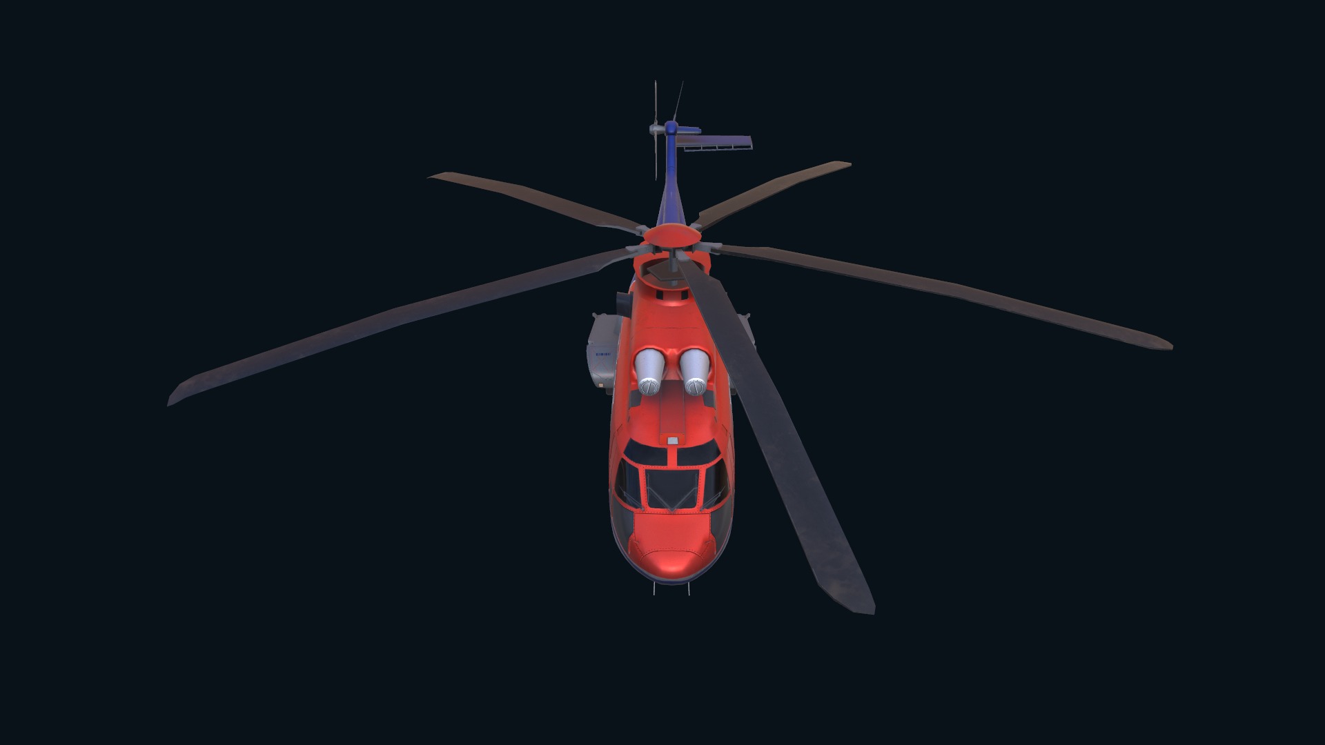 Asset - Army -EC225 Super Puma MkII 3D MODEL Low-poly 3D model_7