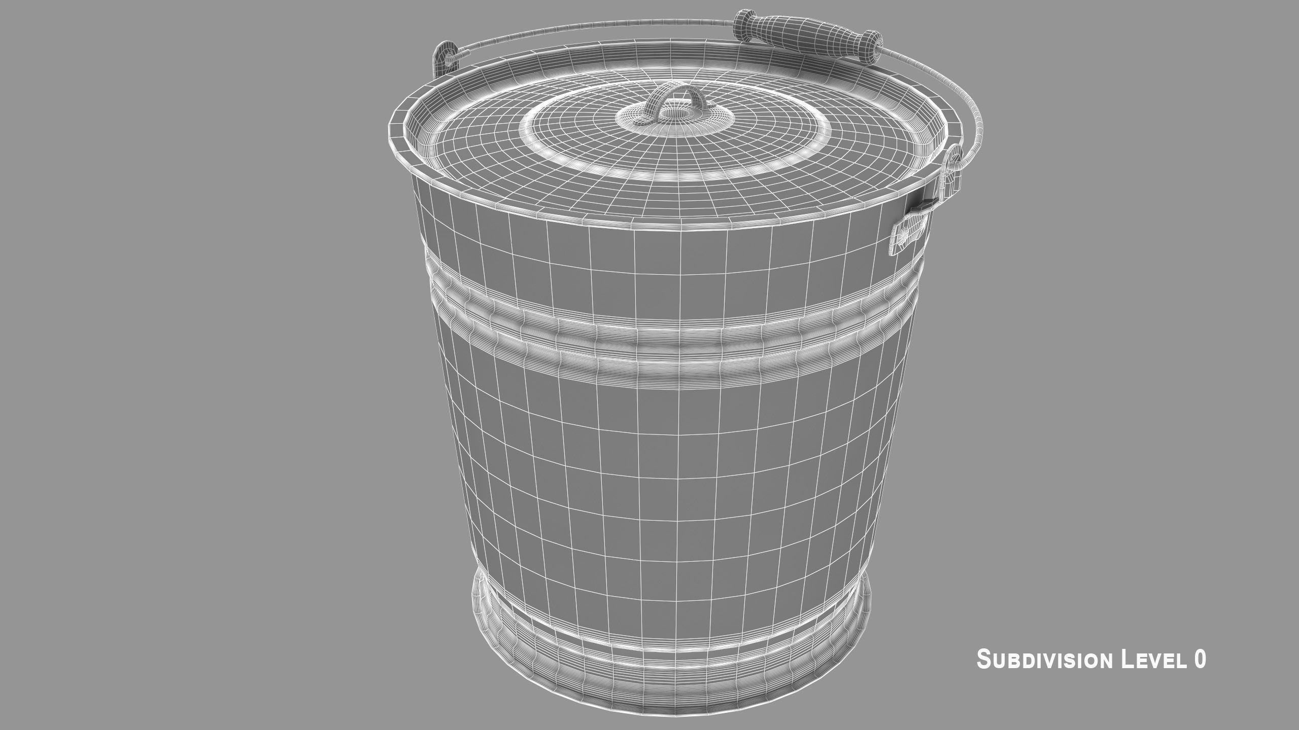 Bucket 3D model_8