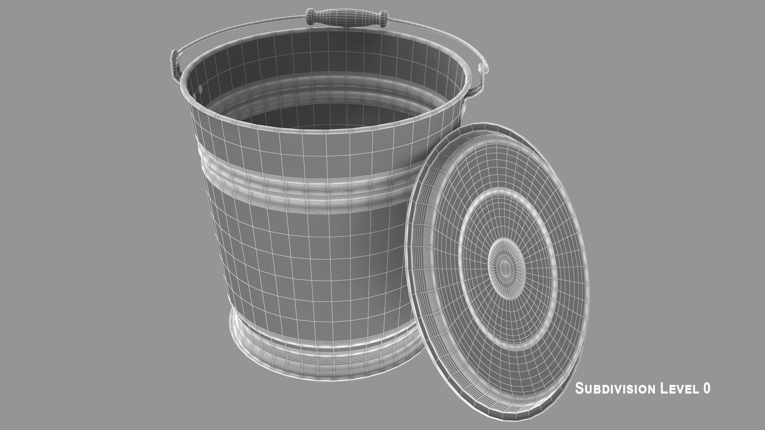 Bucket 3D model_6