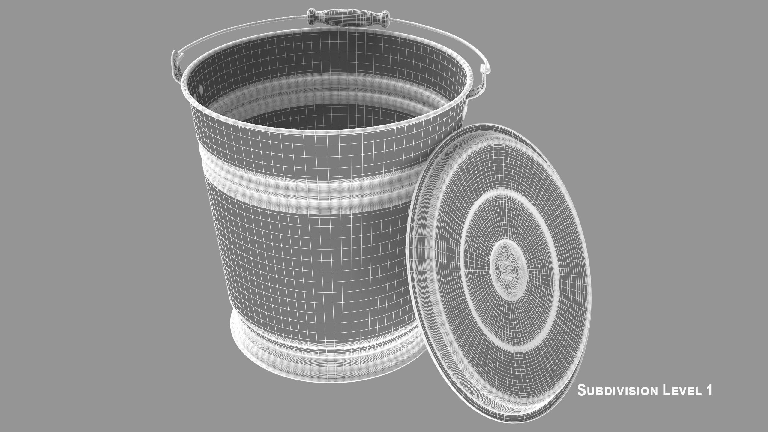 Bucket 3D model_7