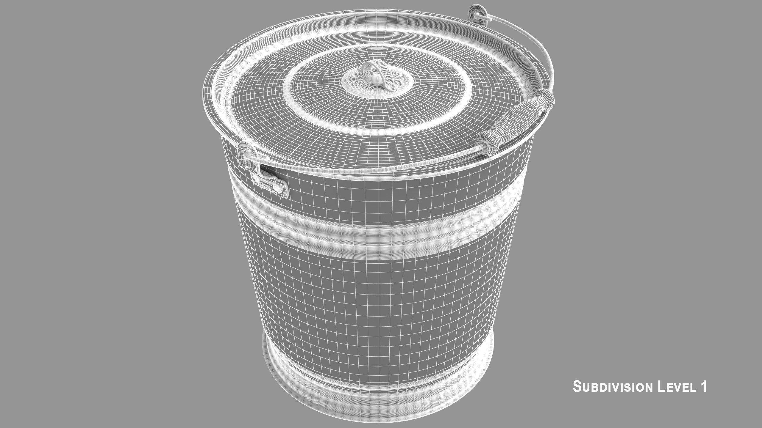 Bucket 3D model_11