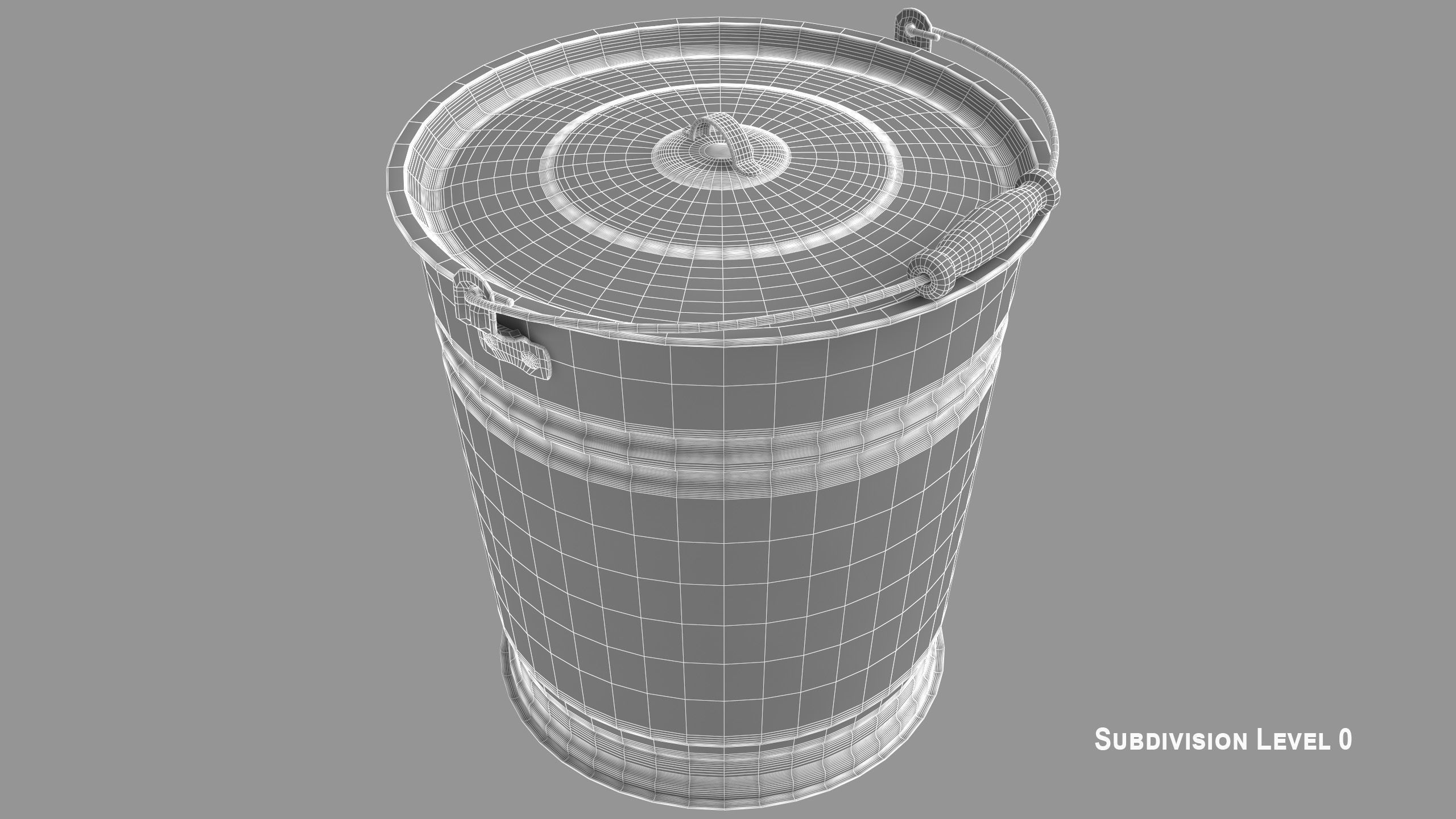 Bucket 3D model_10