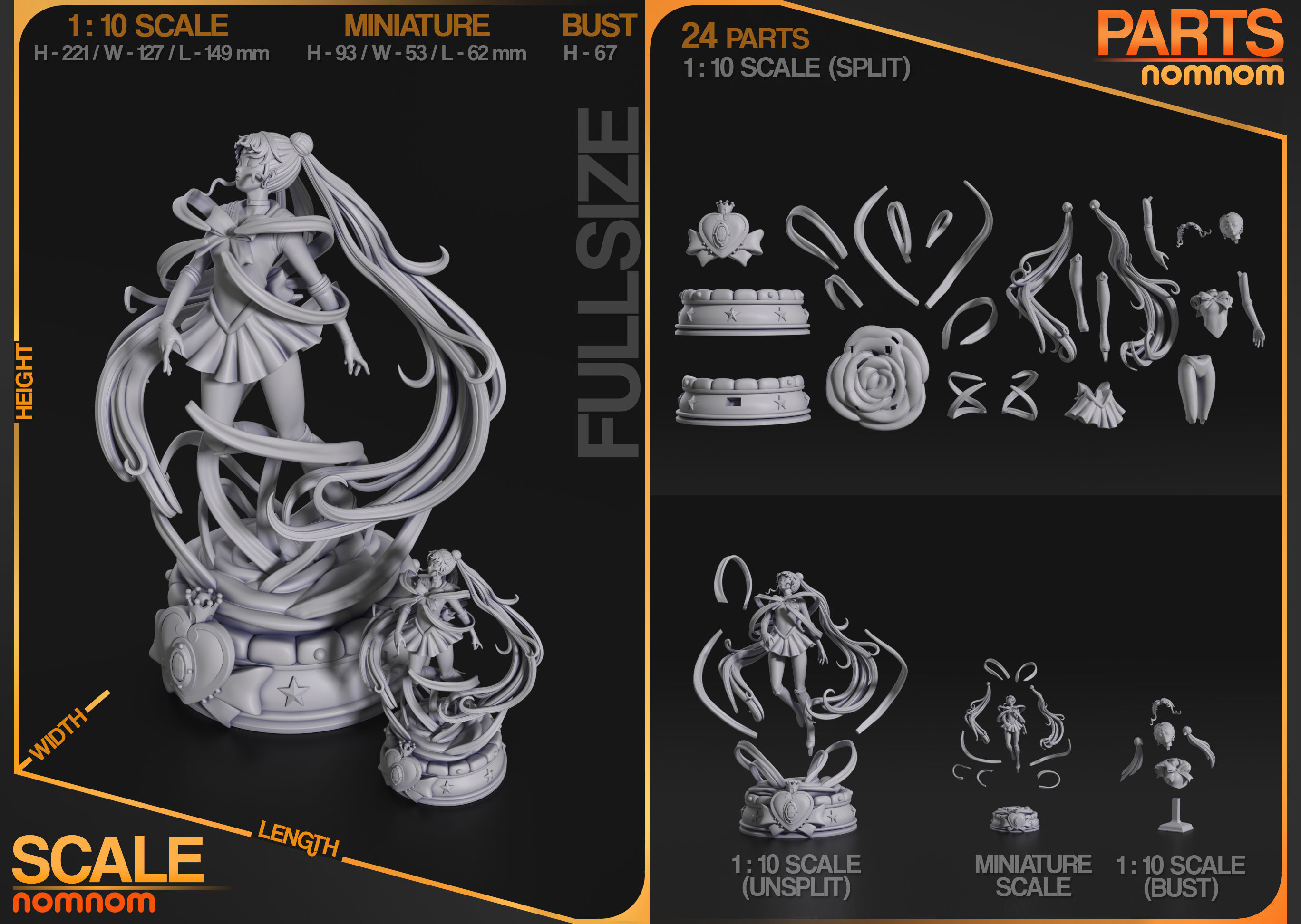 Sailor Moon 3D print model_3