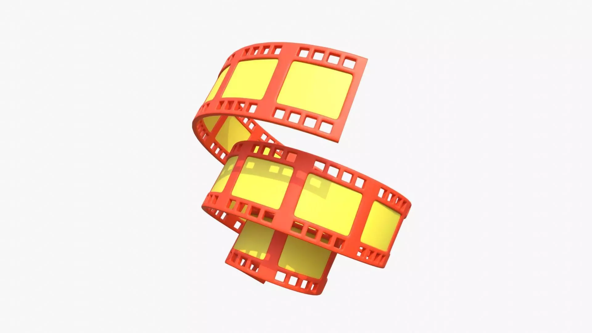 Movie Reel 3D model