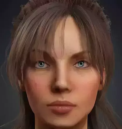  3D Female Character Model