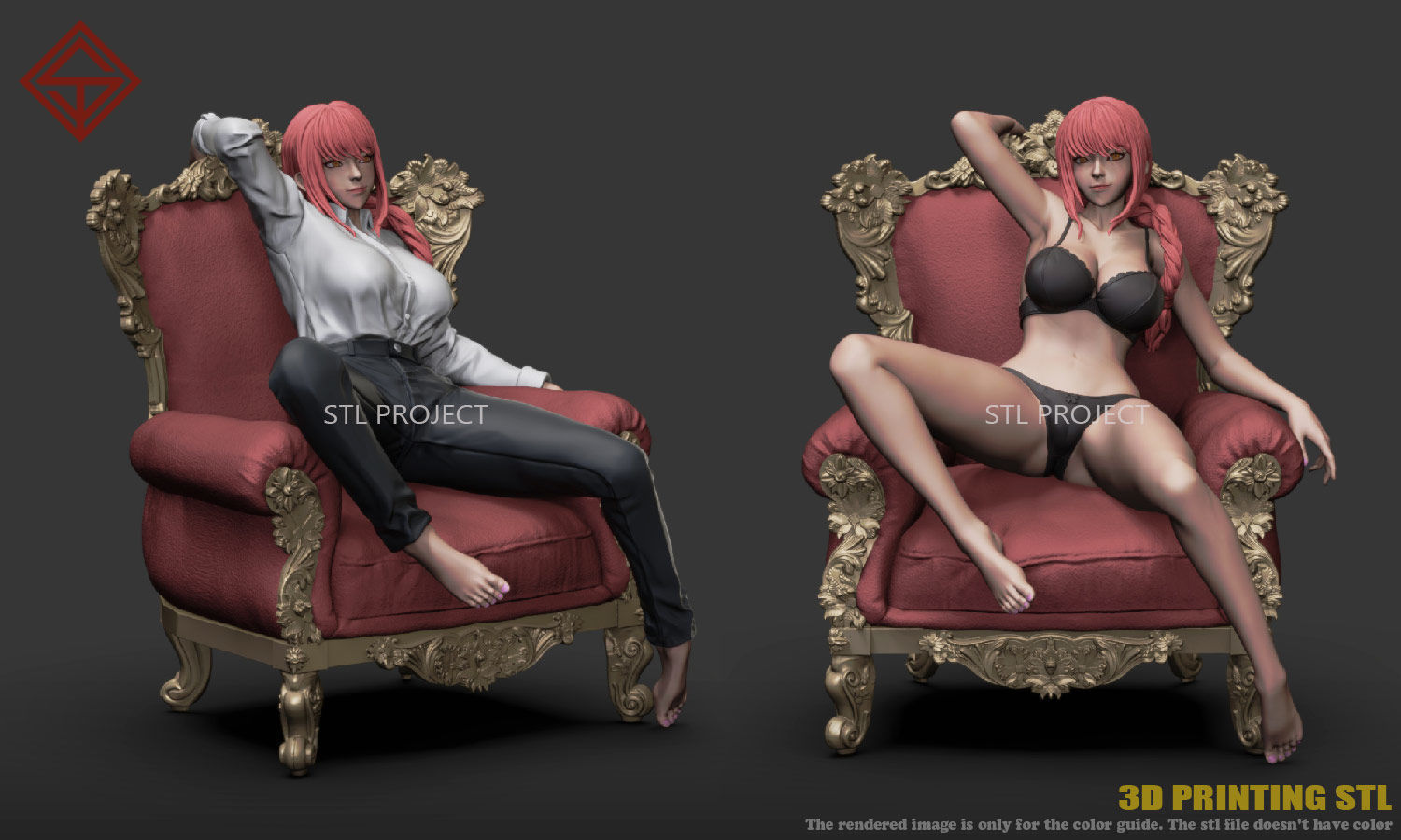 Makima 3D print model_1