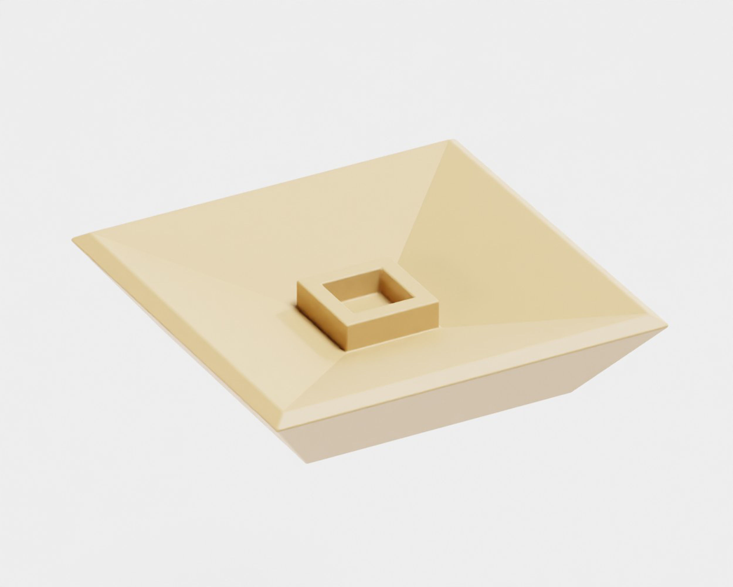 Arabic Oud stand Low-poly 3D model_2