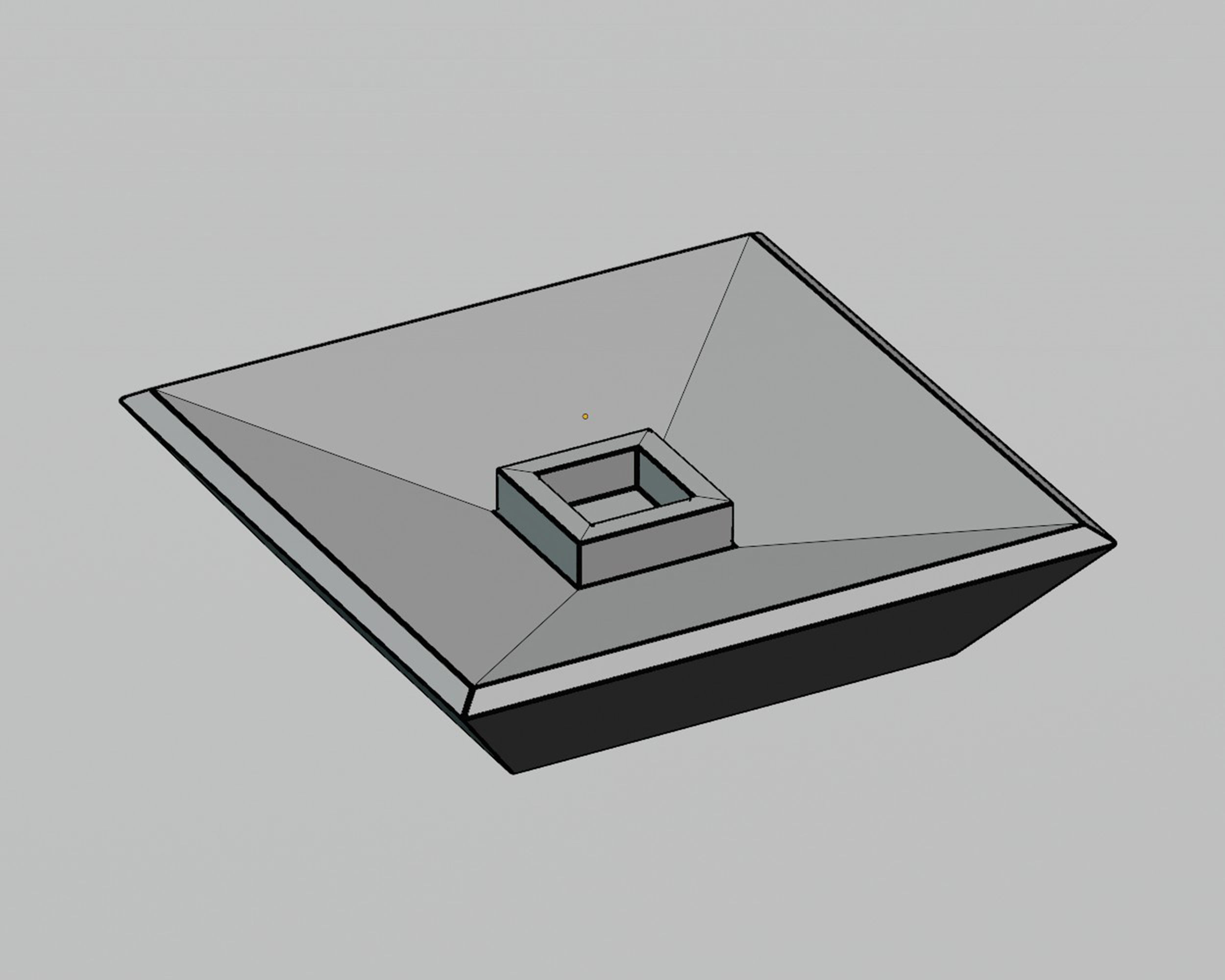 Arabic Oud stand Low-poly 3D model_4