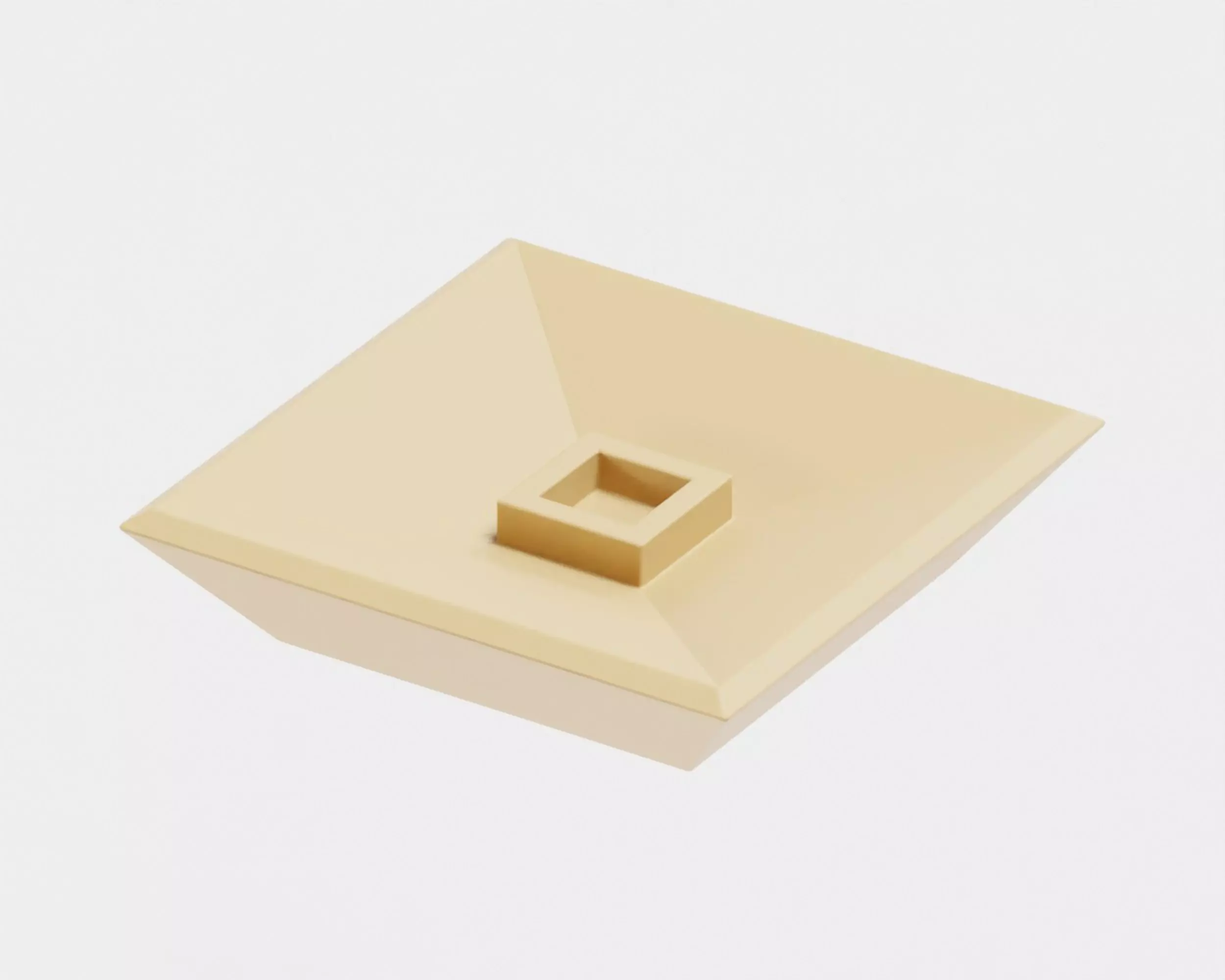 Arabic Oud stand Low-poly 3D model_0