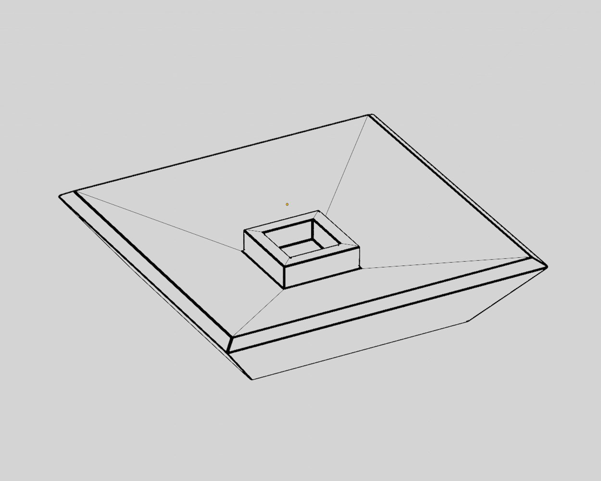 Arabic Oud stand Low-poly 3D model_5