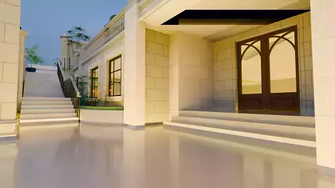 Luxury Classical Villa 3D Model