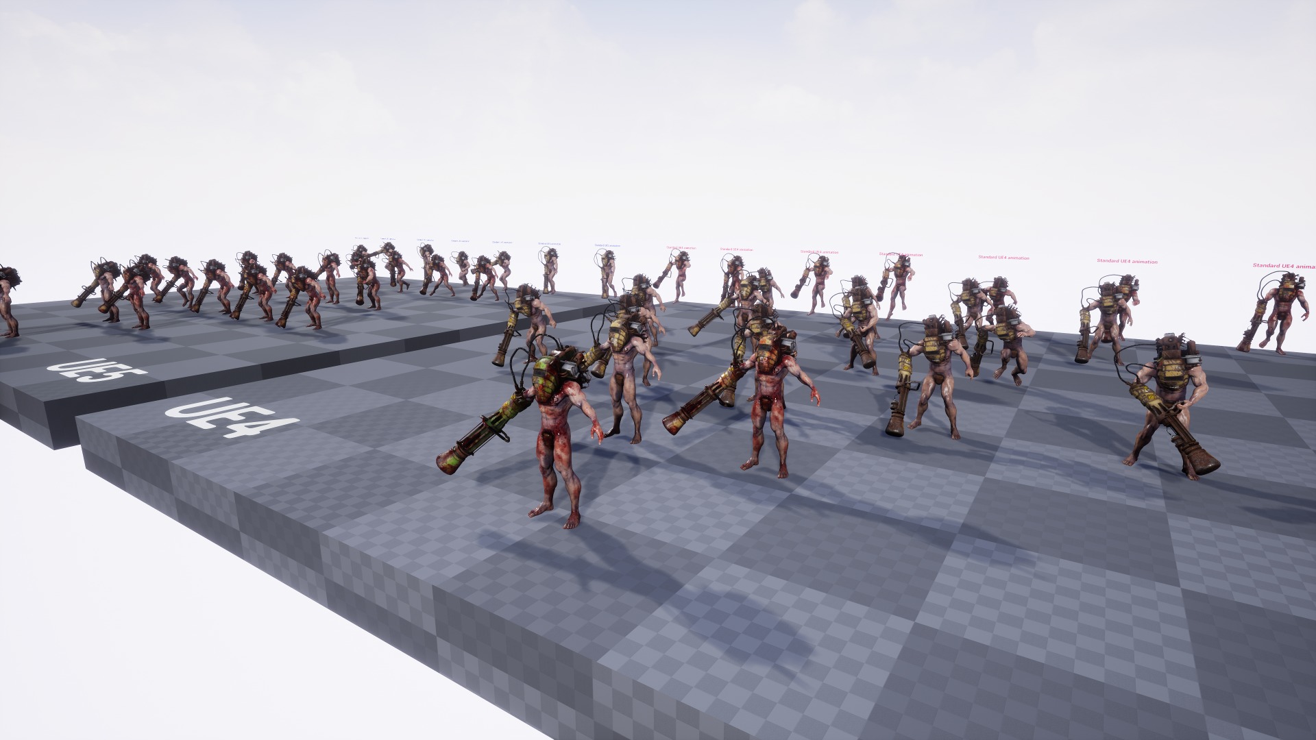 Sci-fi Cyber Victim 2 Low-poly 3D model_27