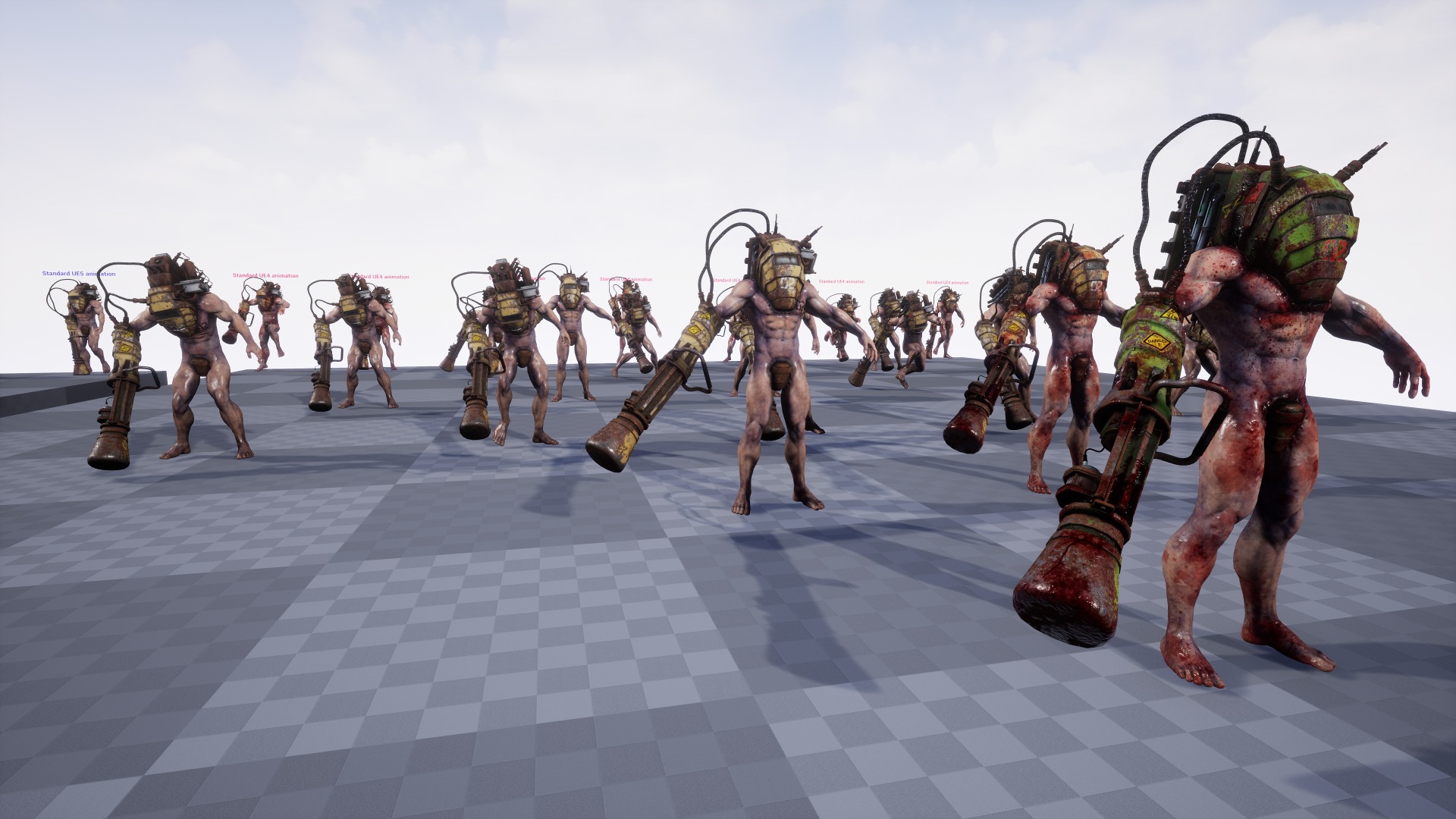 Sci-fi Cyber Victim 2 Low-poly 3D model_24