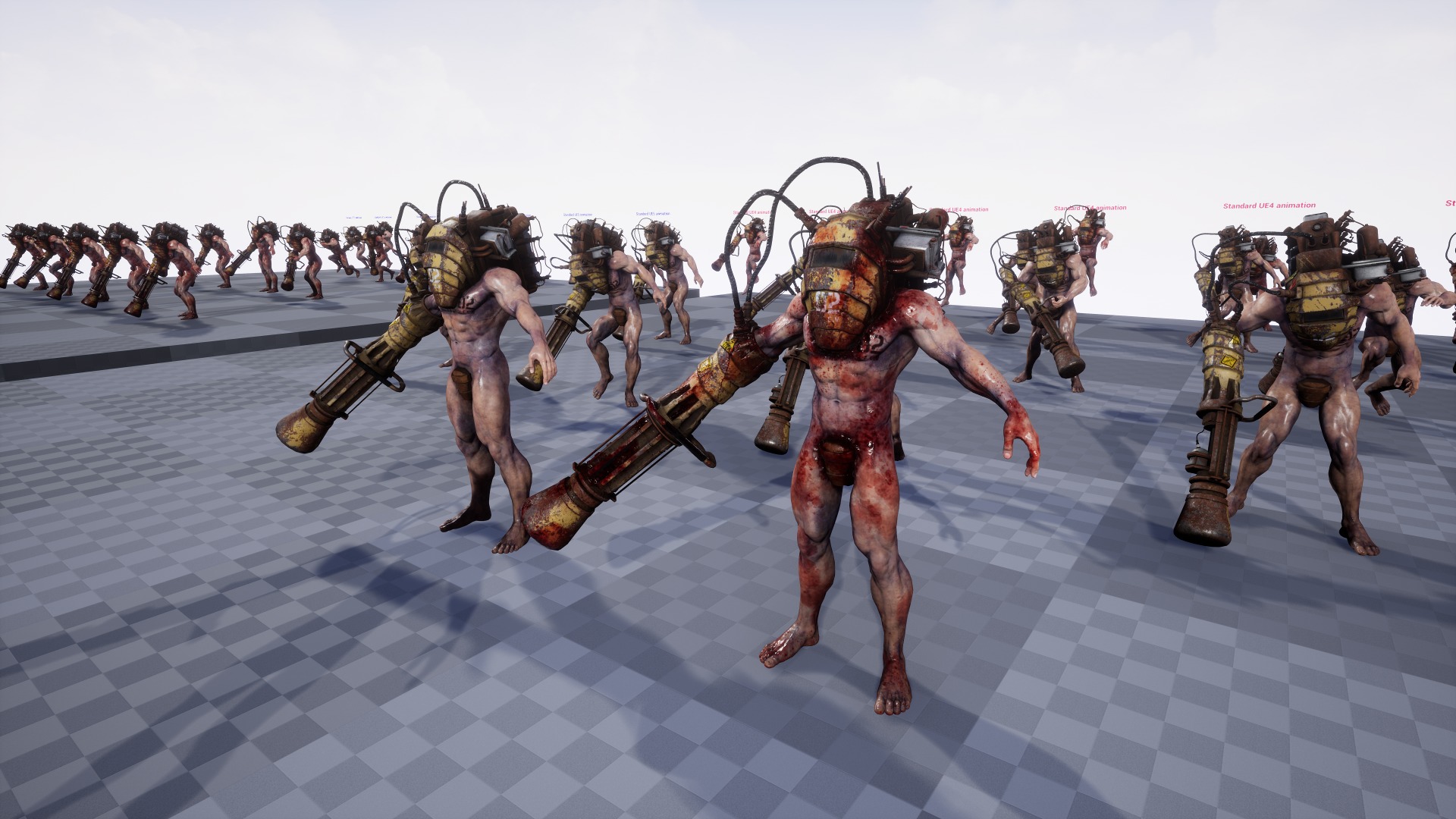 Sci-fi Cyber Victim 2 Low-poly 3D model_28