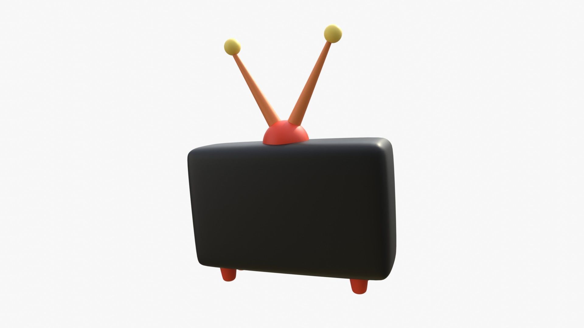 Television 3D model_12