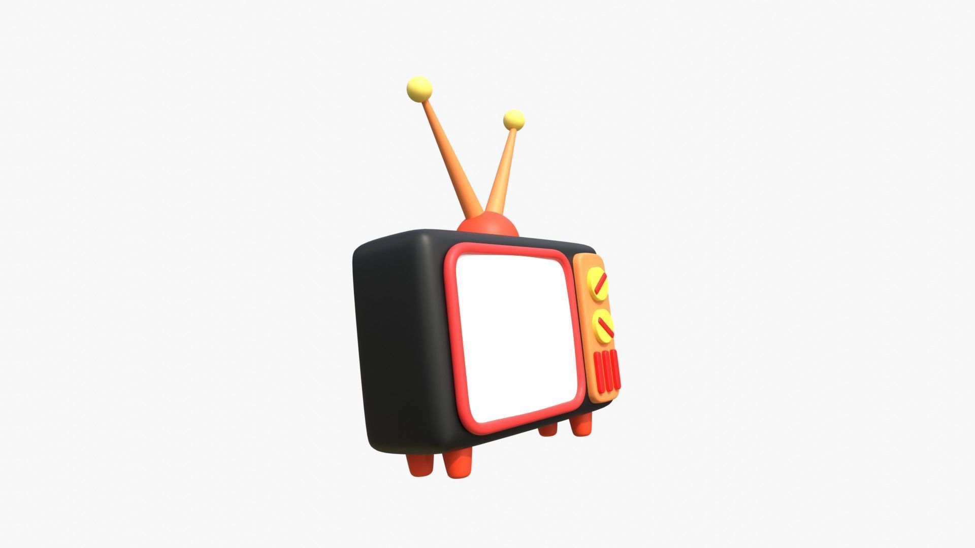 Television 3D model_18