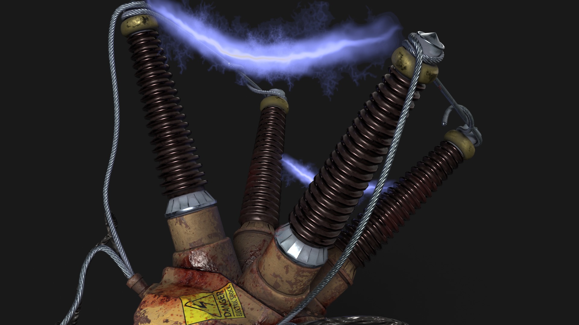 Sci-fi Cyber Victim 3 Low-poly 3D model_18