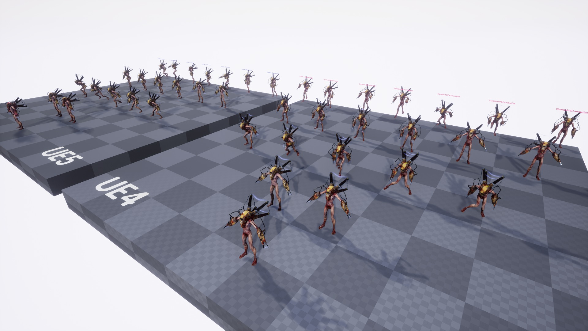 Sci-fi Cyber Victim 3 Low-poly 3D model_25