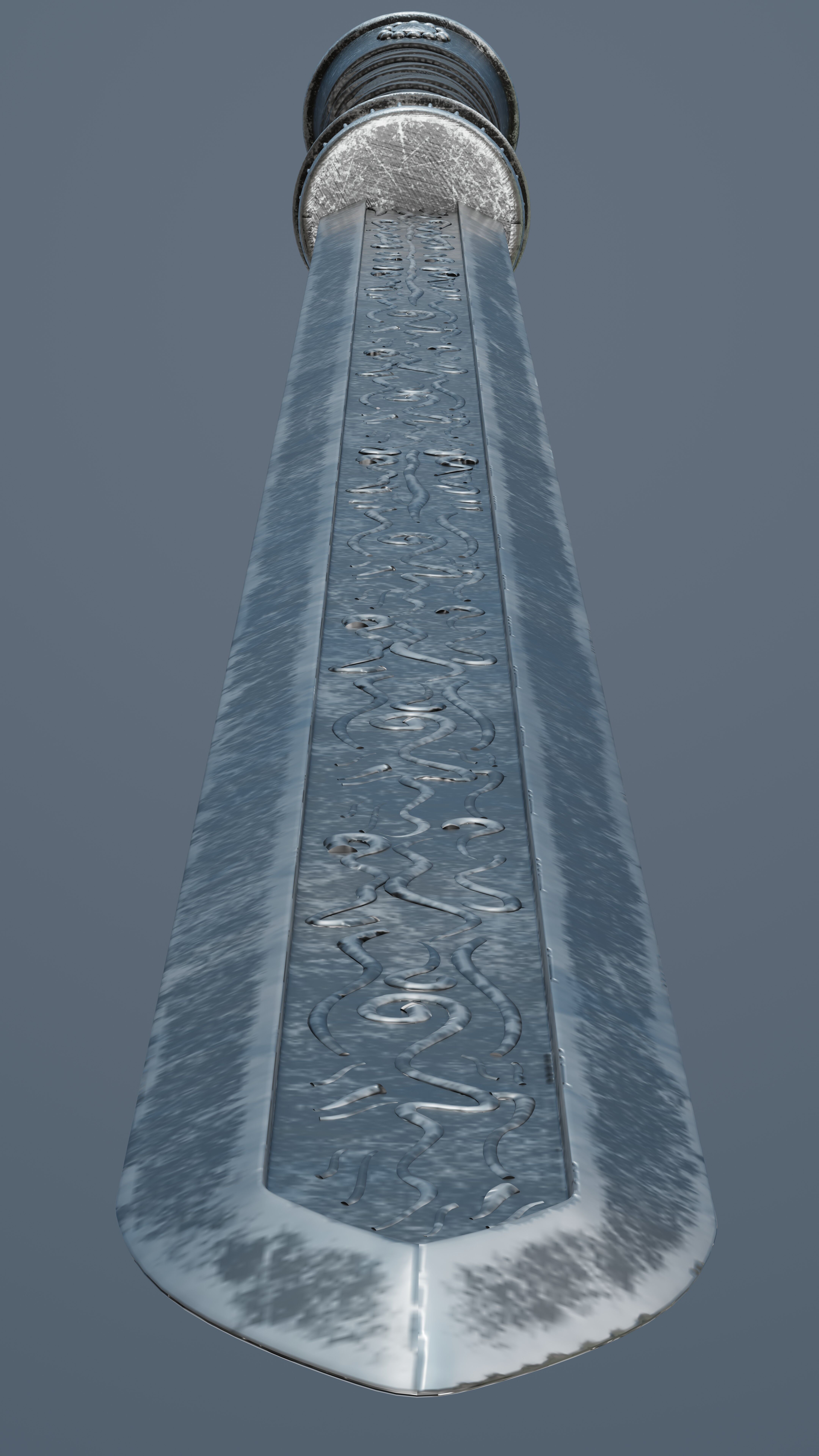 Exquisite Ancient Chinese Sword 3D Model Low-poly 3D model_5