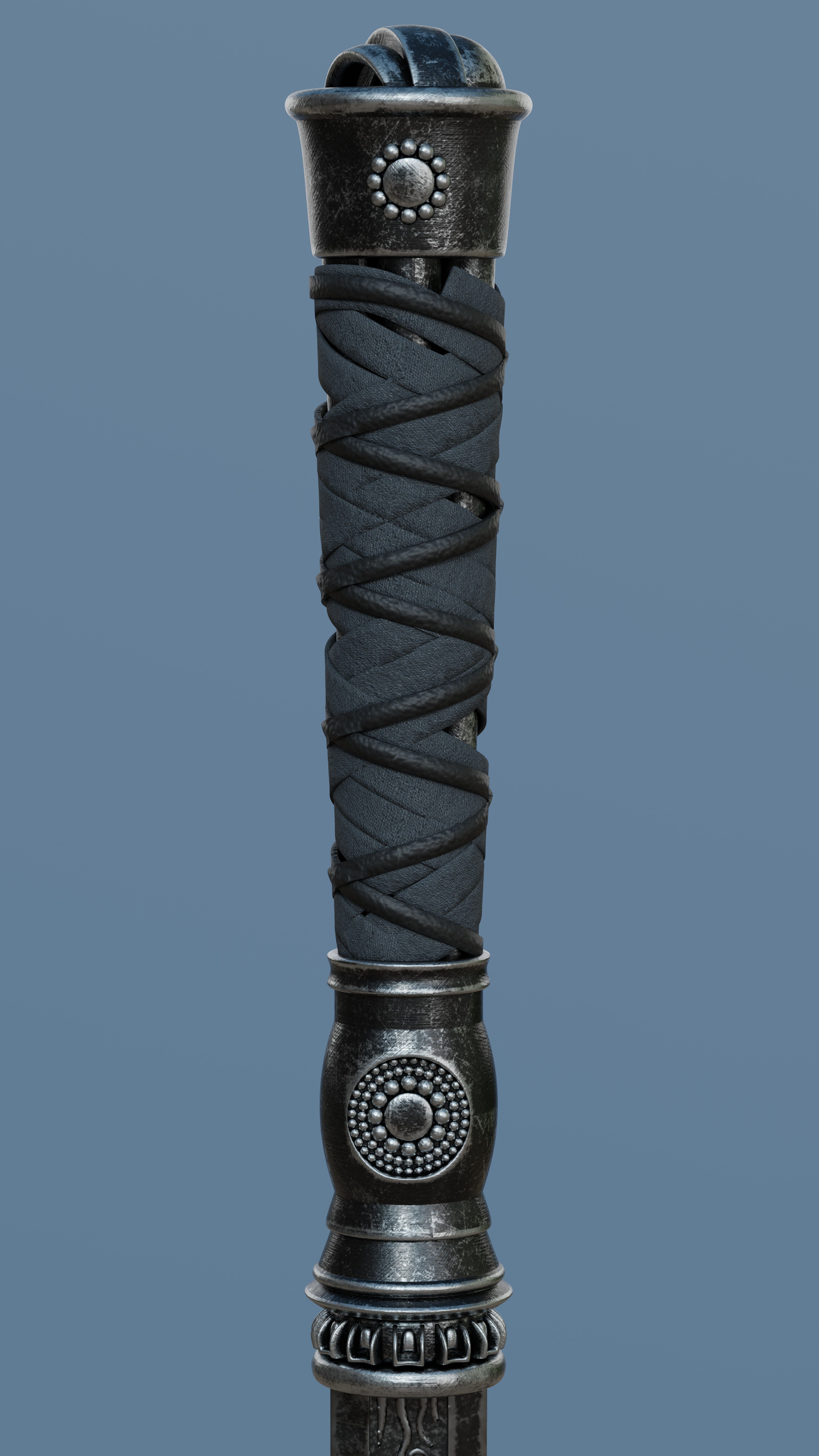 Exquisite Ancient Chinese Sword 3D Model Low-poly 3D model_2