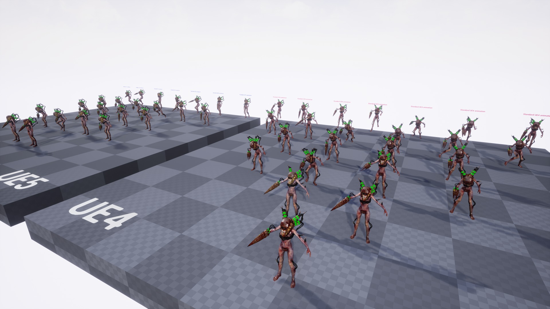 Sci-fi Cyber Victim 4 Low-poly 3D model_25