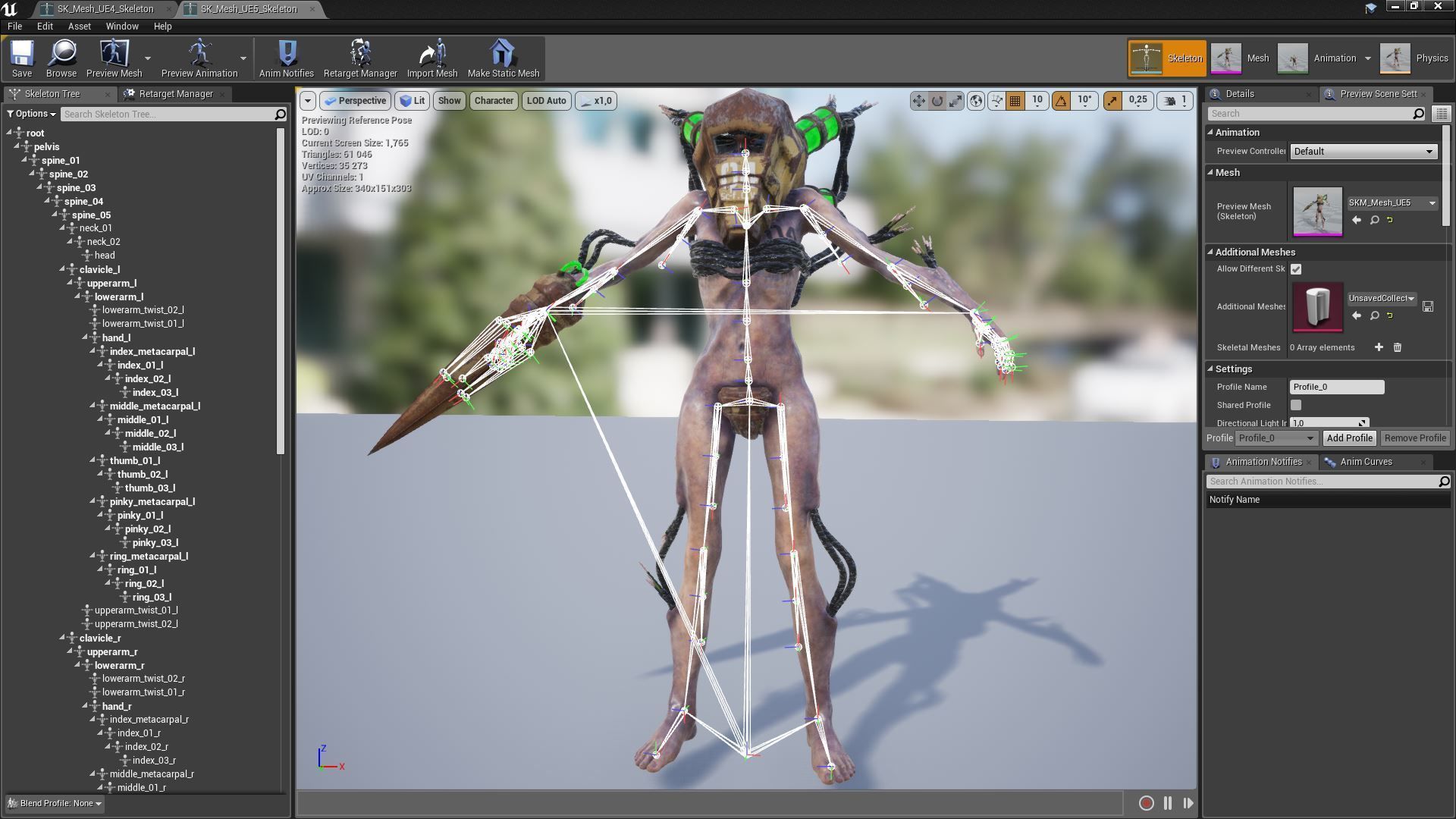 Sci-fi Cyber Victim 4 Low-poly 3D model_23