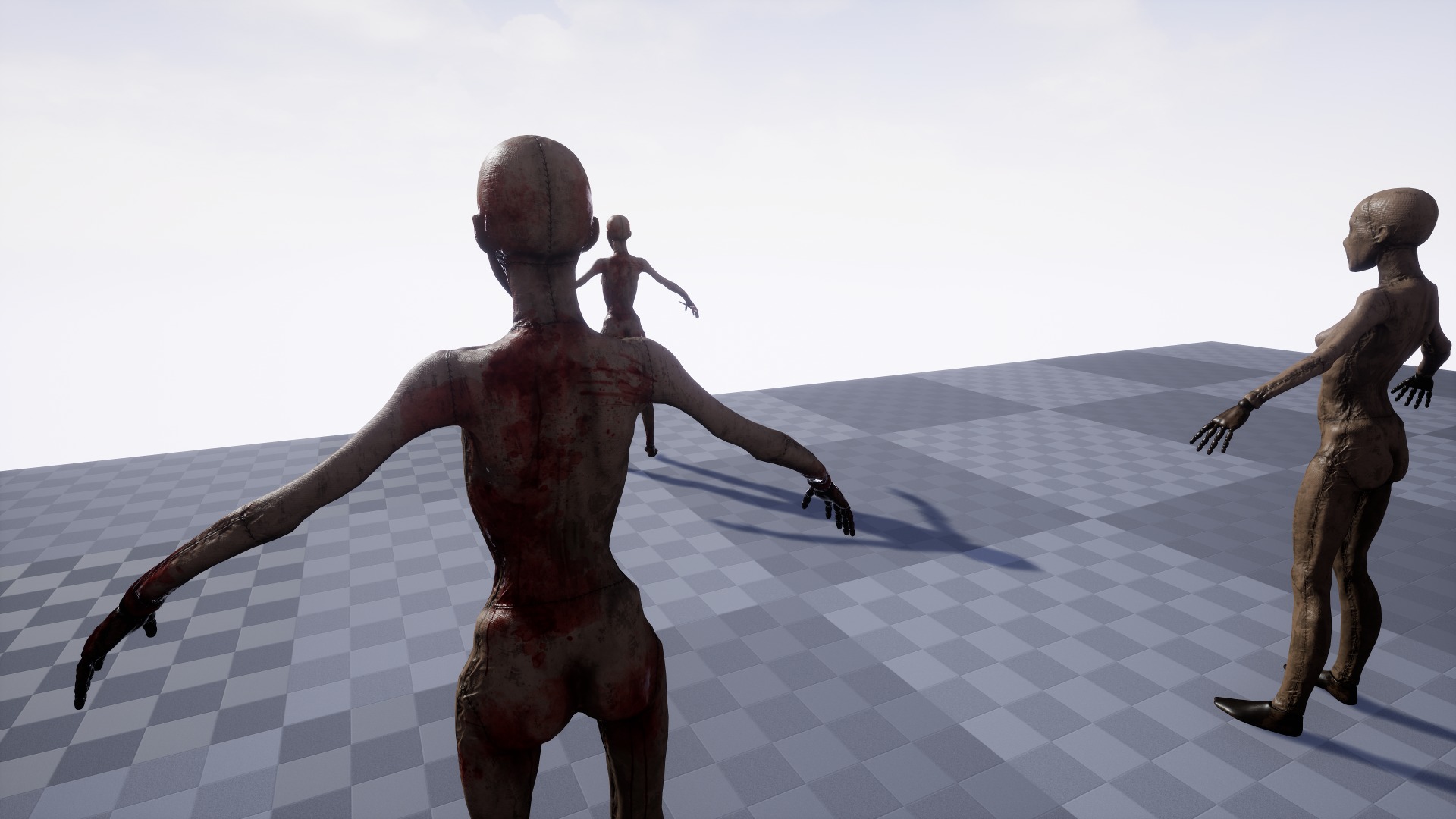 Mannequin killer 1 Low-poly 3D model_26