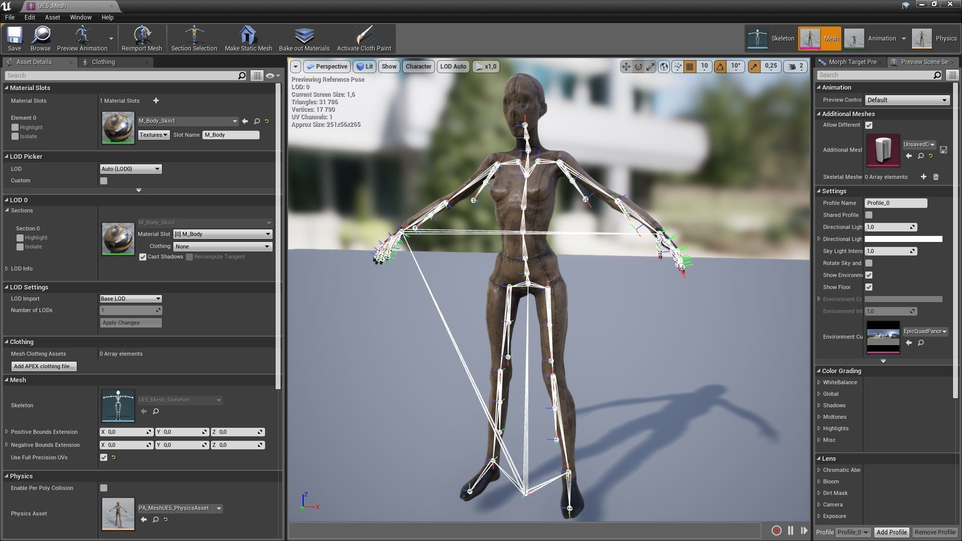 Mannequin killer 1 Low-poly 3D model_21