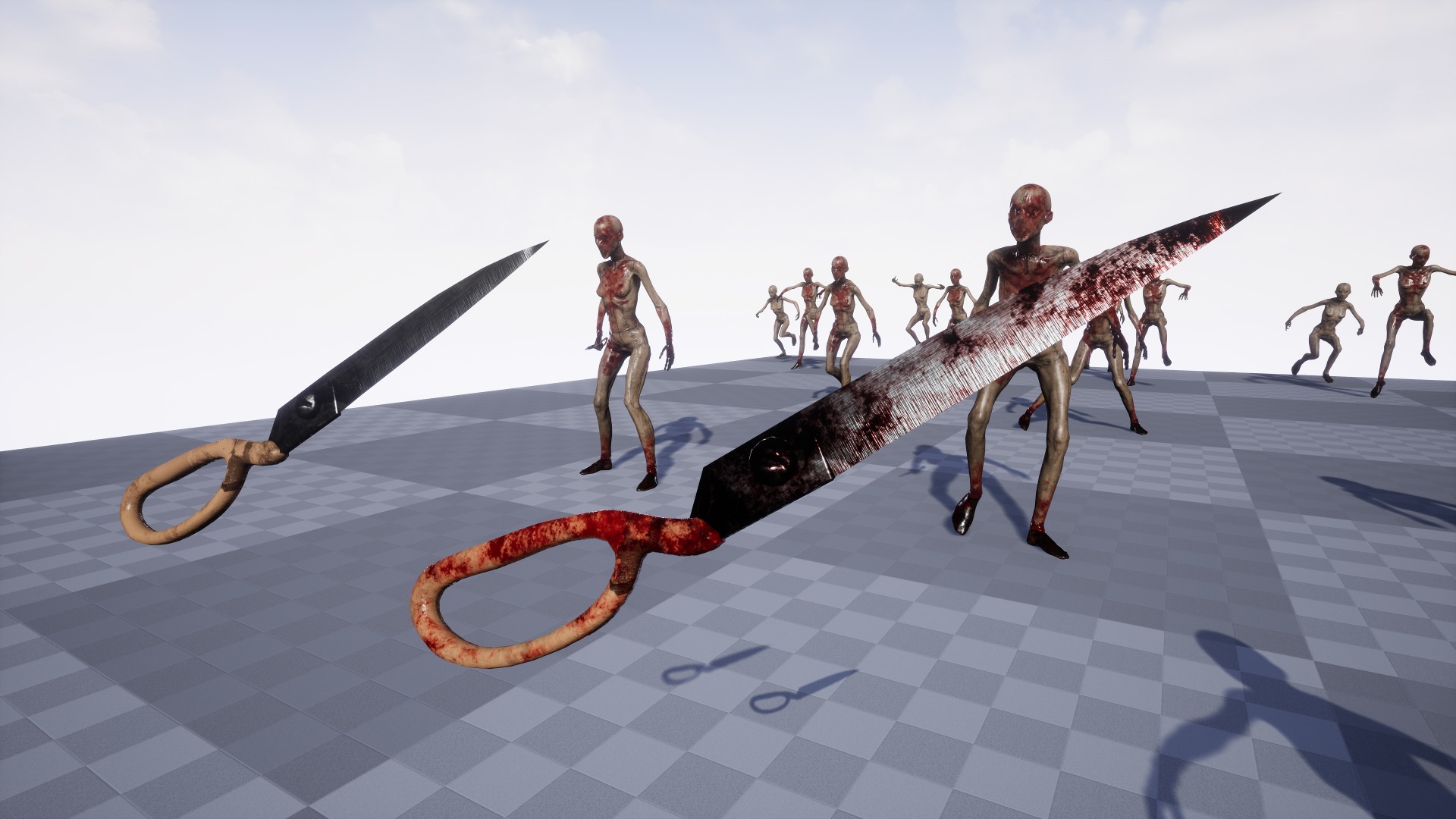 Mannequin killer 1 Low-poly 3D model_25