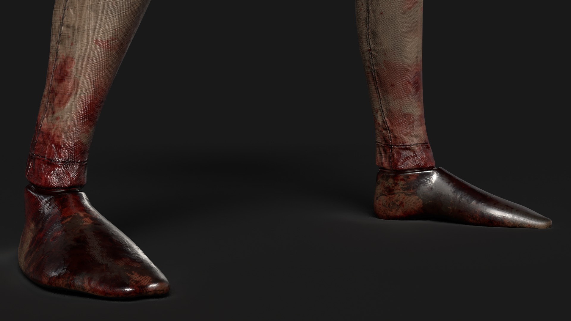 Mannequin killer 1 Low-poly 3D model_12