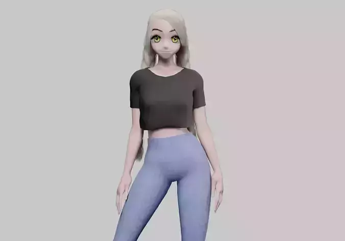 Standard cute girl V28897 