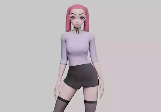 Standard anime girl V23078 