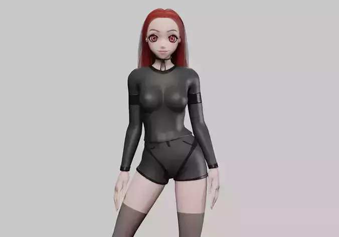 Basic cute girl V34663 