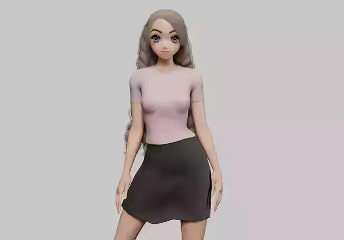 anime stylized girl V32427 