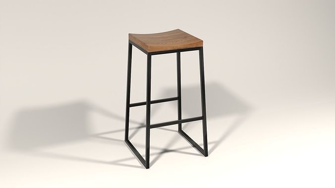 Bar stool - Barhocker Free 3D model