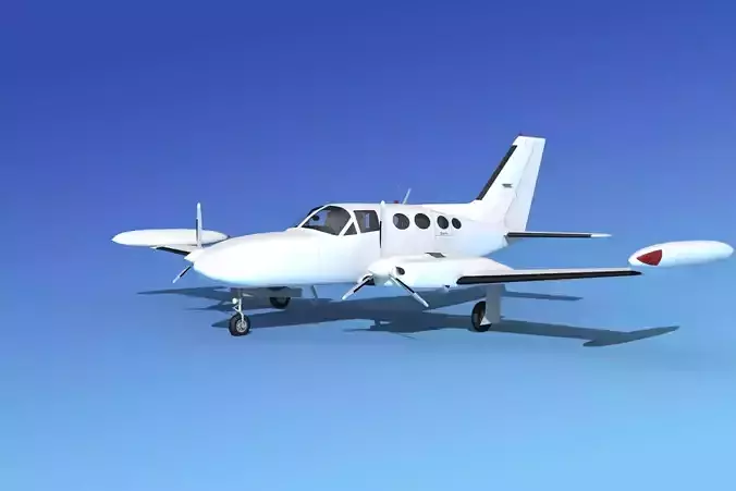 Cessna 421 Golden Eagle V19 3D model