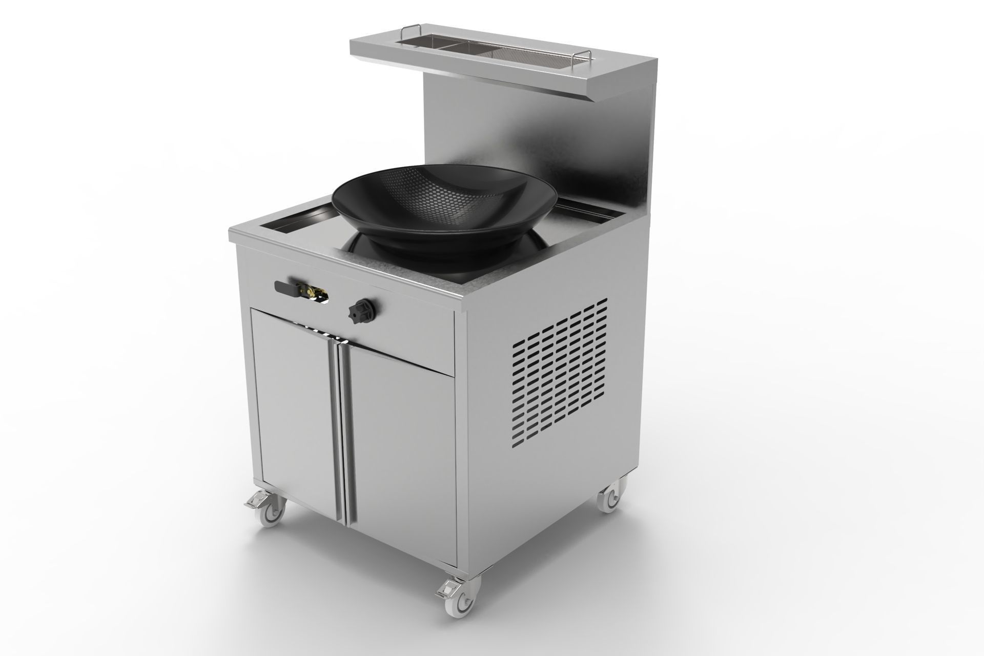 3Falafel Frying Machine 3D model_8